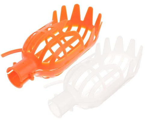 CIYODO 2 pezzi Raccoglitore Frutta da Giardino Cestini Leggeri per Raccolta Mele Arance e Mango Attrezzi senza Asta per Frutti Alti Strumenti Pratici per Orto e Frutteto