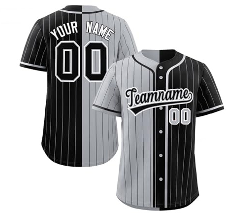 Personalizzata Maglietta da Football Americano Uniformi Nome della Squadra Personalizzato per Uomo e Donna e Bambino, S-7XL Bianco
