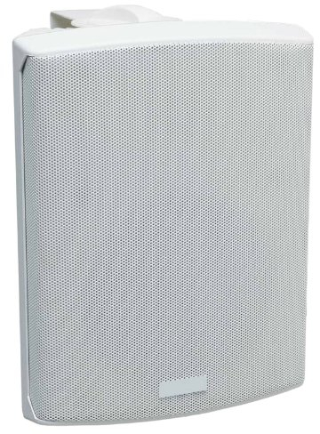 Kindermann AktivboxSet50+ Lautsprecher (Aktiv- & Passivbox mit 2x30 Watt RMS - 50 Watt Musik, inkl. Wandhalterung) weiß