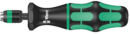 Wera Serie 7400 Kraftform voreingestellte, einstellbare Drehmomentschraubendreher (0,1-3,0 Nm) mit Rapidaptor Schnellwechselfutter,art.no.7452x0,9N m