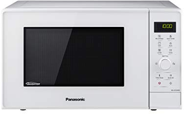 Panasonic NN-GD34HWSUG Microwave Grill 1000 W 23 L 6 Levels Grill Quartz 1100 W Rotating Plate 285 mm Touch Control L, 13 Modes, Turbo Defrost, Inverter Technology, White