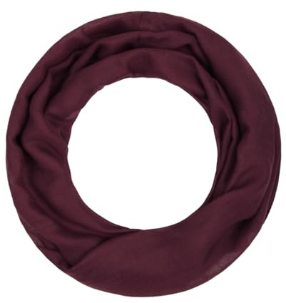 Majea Damen Loop Schal Alice – Leichter Ganzjahres-Schlauchschal schmal unifarben – 160x50cm Weicher Indoor & Büro Loop mit Viskose