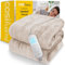 Cosi Home Coperta Termica Elettrica - Coperta Elettrica Riscaldata extra large 180x130cm, in pile, lavabile in lavatrice con telecomando digitale, timer di 10H e 10 impostazioni di calore - Crema