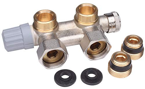 Danfoss Heizkörperverschraubung 1 Rohrventil 1/2AG 3/4AG Eck 013G4691