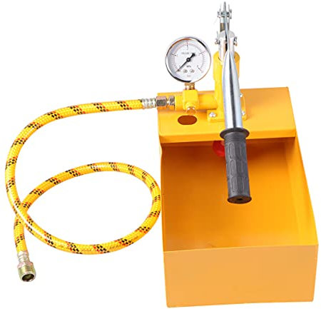 iplusmile 40kg Pompe à Eau Manuelle Testeur De Pression Hydraulique Aluminium Pour Tuyaux Ppr Outil De Test Hydrostatique Avec Manomètre Pour Applications Industrielles