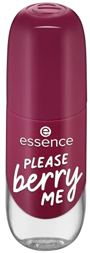 essence gel nail colour, Nagellack, Nr. 20, Violett, langanhaltend, Expressergebnis, schnelltrocknend, glänzend, acetonfrei, vegan, ohne Mikroplastikpartikel, ohne Konservierungsstoffe, 1er Pack (8ml)