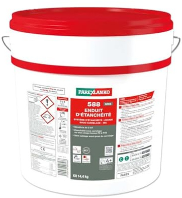 588 ENDUIT D'ETANCHEITE 14.4KG enduit piscine hammam bi composant parexlanko
