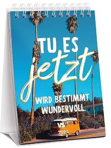 Visual Statements - Tischkalender Best of VS 2024 - Wochenkalender A5 mit 52 motivierenden & lustigen Sprüchen