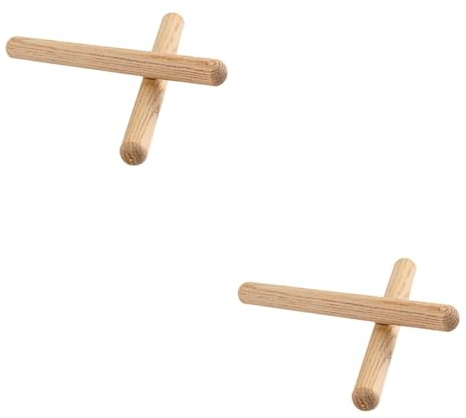 VICASKY 4stücke Mini Trommelstöcke Aus Holz Für Anfänger Und Umweltfreundliche Rutschfeste Percussion Instrumente Für Musikbegeisterte Und Schlagzeugspieler