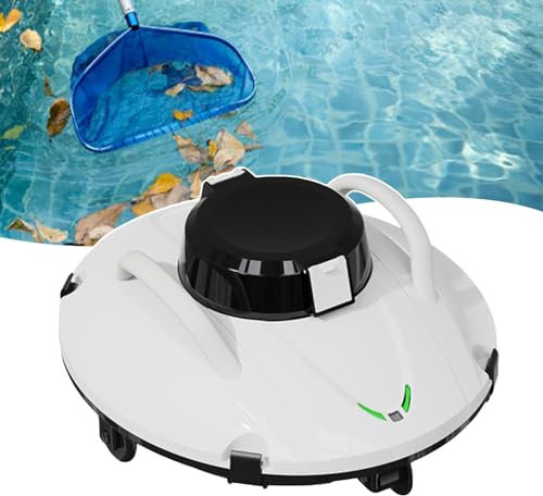 DRYIC Robot Aspirador de Piscina inalámbrico Completamente automático - Aspirador de Piscina subacuático-IPX8, Aspirador de Piscina
