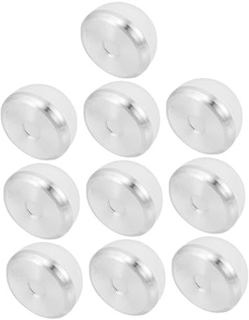 Abat-jour Hémisphérique LED 10 Pièces pour Petites Ampoules, Blanc