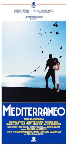 Generico Poster Mediterraneo – Locandina 33x70 cm | Oscar Miglior Film Straniero 1992 | Stampa Vintage su Carta Patinata – Cinema Italiano – SACWEBPHOTO