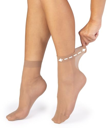 alber's SENSITIVE 20-10 Paia Calzini Donna Fini, Nature, 36-41