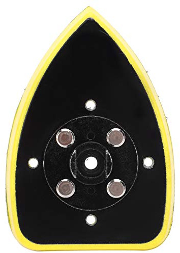 Platorello abrasivo triangolare Levigatrice universale Accessorio per disco abrasivo per lucidatura Materiale ABS durevole di alta qualità Dimensioni 70x100mm per finitura di