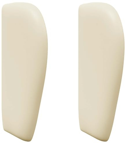Owoxanthellate Modernes Kopfteil Ohr fürBett, Creme Polsterkopfteil 40x23x6cm, Wandpaneel aus Pflegeleichtem PVC, Elegantes Bett-Rückenteil Wandkissen für Schlafzimmer und Gästezimmer