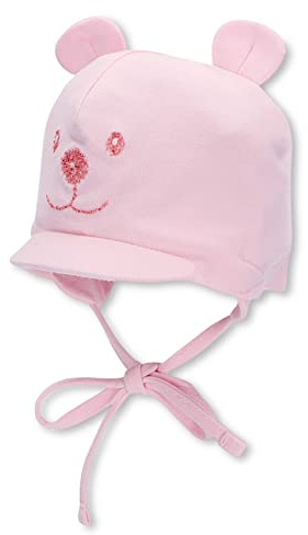Sterntaler Baby - Mädchen Kappe Schirmmütze 4001466, Gr. 43, Rosa (Rosa 702)