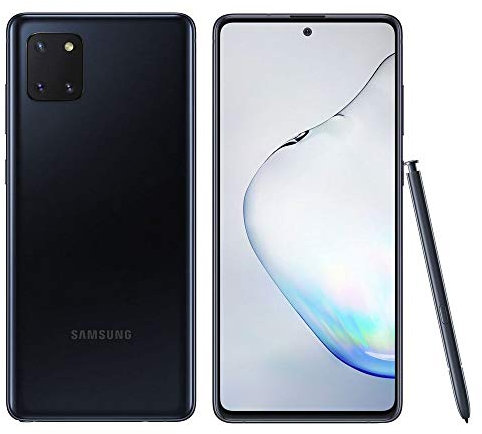 SAMSUNG Galaxy Note 10 Lite Smartphone Portable débloqué (Ecran : 6,7 - 8 Go/128 Go - Double Sim - Android) N770 Noir