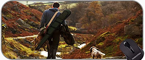 YENDOSTEEN Tappetino per mouse completo da scrivania XXL, Gun Gale Online Animale antiscivolo Base di gomma Mousepad