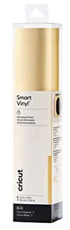 Cricut Smart Vinyl Shimmer – Permanent (3.6 m), Gold