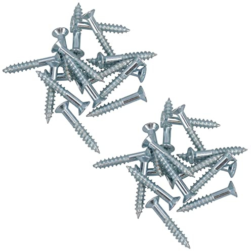 5mm x 30mm PZ2 Drive Countersunk Wood Chipboard Screws Fasteners 32pc