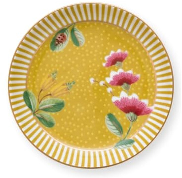 Pip Studio La Majorelle - Soporte para bolsas de té (9 cm), color amarillo
