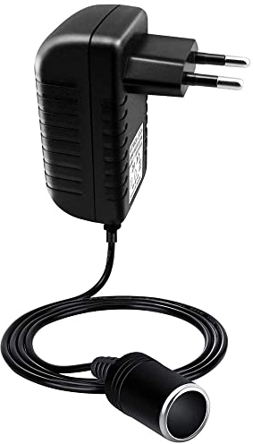 Alimentatore AC a DC Adattatore 100V - 240V a 12V Automobile Sigaretta Accendisigari Presa Corrente 12V/3A 36W Inverter di Potenza Trasformatore Convertitore per 12V Compressore/Pompa Aria per Auto