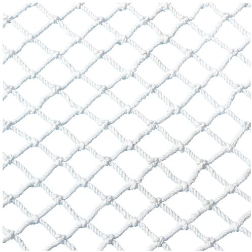 Filet de Sécurité Blanc Pour Enfants Filet de Protection D'escaliers en Nylon Pour Balcons Terrasses Fenêtres, Filet de Clôture Décoratif, Filet Pour Camion(Size:1*4m(3*13ft),Color:blanc)