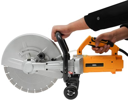 3000W Handkreissäge,Elektrische Betonsäge, Schnurgebundene elektrische Kreissäge Betonschneider, Betonschneider-Säge 220V~60Hz Es kann Stahl Aluminiumlegierungen Holz Stahlstangen