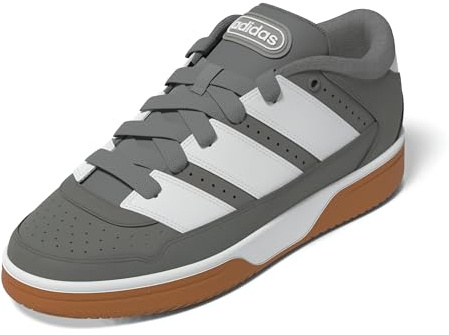 adidas Unisex-Adult Break Start 2000, Solid Grey/White/Gum, 11