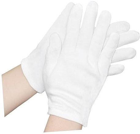 CHILDWEET 10paare Weiße Baumwollhandschuhe Dicke Atmungsaktive Arbeitshandschuhe Schutzhandschuhe Für Industrie Und Gartenarbeit One Xl Vielseitig Für Reinigung Reparatur Und Partys
