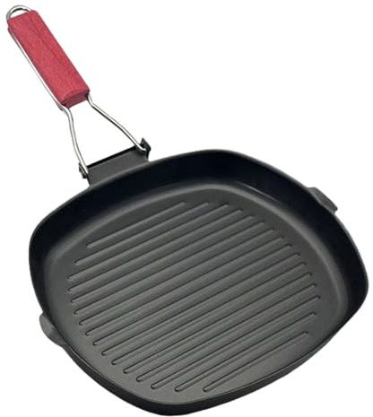 Limtula Sartén antiadherente multifuncional para asar utensilios de cocina, sartenes de carne para cocinar eficientemente filetes y tocinos, sartén desmontable