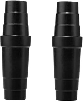 2Pcs Black Vacuum Cleaner Hose Adapter Easy to Use Vacuum Cleaner Conversion Reducers ABS Material Hose Coupler Universal Reducer，Vacuum Parts and Accessories，Vacuum Hoses