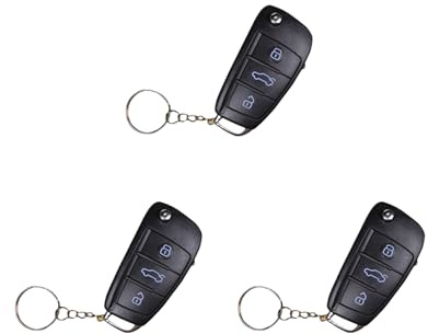 Generisch 3 Stück Prank Elektroschocker Autoschlüssel, Prank Autoschlüssel, Electric PrankKey Toy with Light, Scherzspielzeug mit leichtem Gag, Party Trick Accessory for Events, and Entertainment Use
