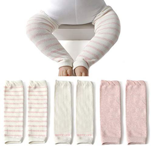 Elesa Miracle 3 Pairs Baby Toddler Leg Warmer (3pc- Pink)