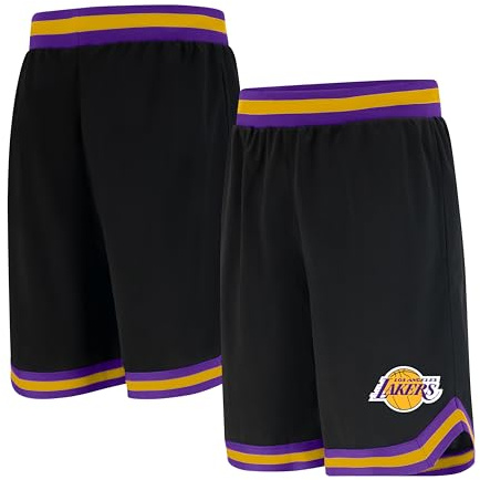 NBA Ultra Game Herren Woven Team Logo Poly Mesh Basketball Shorts