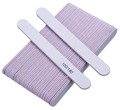 25 lime per unghie leviganti e lucidanti, per manicure e nail art in gel acrilico. Dimensioni grana 100/180