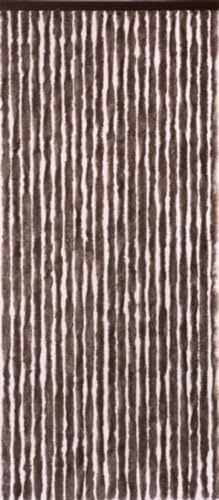 Conacord Dekorationsvorhang, Ideal für Camping oder Wohnwagentüren, Maße 90 x 200 cm, Dunkelbeige