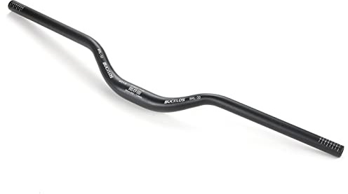 BUCKLOS Mountain Bike MTB Handlebars 25.4/31.8mm - 20/30/50/90/100/120/160mm Rise Aluminum Alloy Handlebar - 720/780mm Extra Long Bicycle Riser HandleBars for EBike Folding Bike Downhill Racing