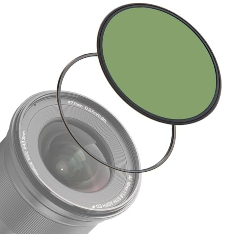 Kase Wolverine Magnetischer CPL-Filter mit 72 mm Objektiv-Adapterring für Kameraobjektiv, stoßfestes, gehärtetes optisches Glas und HD-mehrfach beschichteter runder Polarisationsfilter