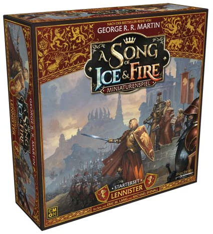 CMON, A Song of Ice & Fire – Lennister, Starterset, Tabletop, 2 Spieler, Ab 14+ Jahren, 45+ Minuten, Deutsch, Mehrsprachig, Mehrfarbig, Bunt