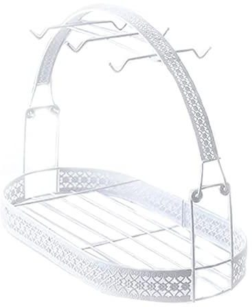 LICHENGTAI Porta Tazze da Caffè Portabicchieri in Ferro Supporto per Tazze da Caffè Portabicchieri da Vino Espositore per Tazze da Caffè per Casa, Ristorante, Caffetteria