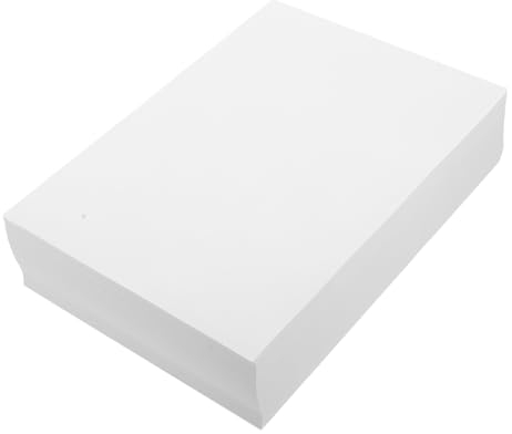 EXCEART 500blätter Kartonpapier Weiß Zum Bedrucken Doppelseitiges Druckerpapier Bastelpapier Dickes Druckerpapier Druckerblätter Bedruckbares Papier