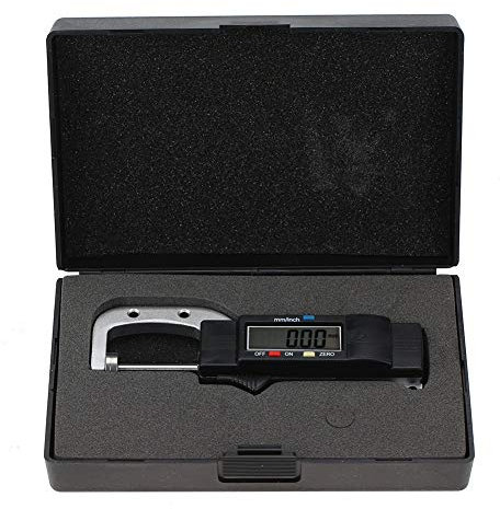 Electronic Horizontal Thickness Gauge 0-25mm Digital Display Digital Display Caliper Measuring Tool Thickness for Various Materials