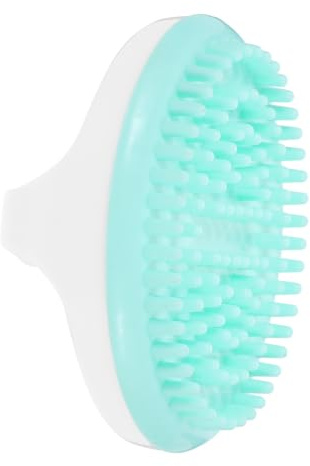 Anti Cellulite Massagebürste Grün für Beine, Oberschenkel und Körper | Tpr und ABS, für Dusche Geeignet, Sanfte Massage, Kompaktes Pflegezubehör