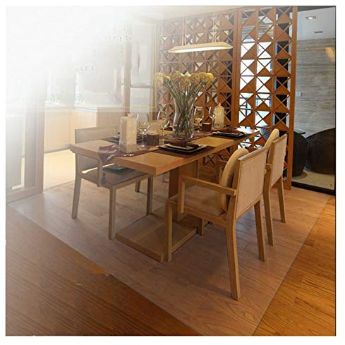 SHAARI Trasparente Sottopiatto Protezione Pavimento Tappeto Antiscivolo Tagliabile Resistenza allo Strappo Tappetini Sedie Ufficio per Uso Domestico Ufficio, Diverse Dimensioni (1.5mm,160x230cm)