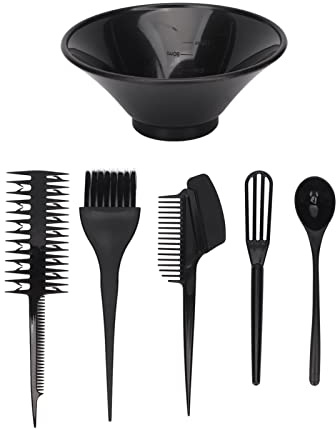 Kit professionale per tintura per capelli, set di ciotole per colorare i capelli, spazzola multifunzionale in nylon morbido ed elastico, per uso domestico e parrucchieri, include