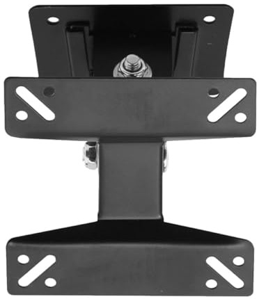 Gadpiparty LCD-TV-Halterung, LCD-TV-Display, drehbare Aufhängerhalterung, robuste Konstruktion, leicht zu reinigen, Stahl-Metallschaft, geeignet für Lochabstand 75/100 mm, für 35,6-68,6 cm Bildschirme