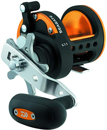 Daiwa Unisex-Erwachsene Seagate Konventionelle Rolle, schwarz, 35
