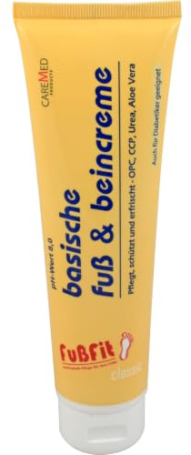 CareMed FußFit - basische Fußcreme pH-Wert 8,0-150 ml