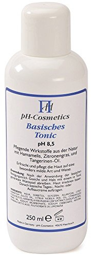 Basisches Tonic, pflegt, erfrischt, und kl?rt, pH 8, 5 Tonic f?r jeden Hauttyp, ph-Cosmetics, 250 ml